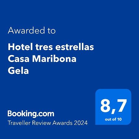 Hotel Tres Estrellas Casa Maribona Gela El Puente  المظهر الخارجي الصورة